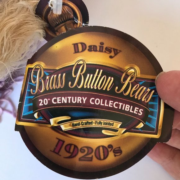 Pickford Bears, LTD Accents Brass Button Bears 92s Daisy Bear